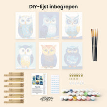 Afbeelding in Gallery-weergave laden, Mini Schilderen op Nummer 15x20cm (6 stuks) - Kleurrijke Nachtwacht