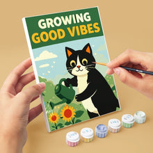 Afbeelding in Gallery-weergave laden, Mini Schilderen op Nummer 15x20cm (6 stuks) - Goede Tijden met Katten