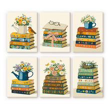 Afbeelding in Gallery-weergave laden, Mini Schilderen op Nummer 15x20cm (6 stuks) - Bloemen en Bladzijden