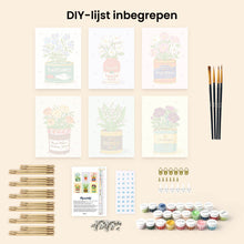 Afbeelding in Gallery-weergave laden, Mini Schilderen op Nummer 15x20cm (6 stuks) - Bloeiende Voorraadkast