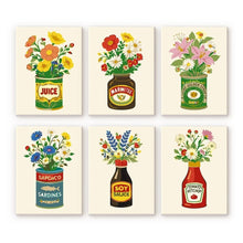 Afbeelding in Gallery-weergave laden, Mini Schilderen op Nummer 15x20cm (6 stuks) - Bloeiende Flessen