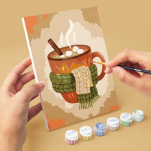 Afbeelding in Gallery-weergave laden, Mini Schilderen op Nummer 15x20cm (6 stuks) - Herfst in het Bos