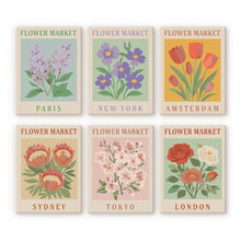 Afbeelding in Gallery-weergave laden, Mini Schilderen op Nummer 15x20cm (6 stuks) - Bloemenmarkt 1