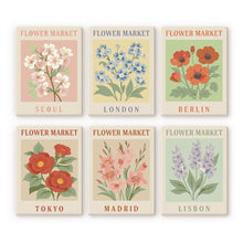 Afbeelding in Gallery-weergave laden, Mini Schilderen op Nummer 15x20cm (6 stuks) - Bloemenmarkt 2