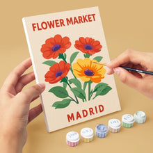 Afbeelding in Gallery-weergave laden, Mini Schilderen op Nummer 15x20cm (6 stuks) - Bloemenmarkt 3
