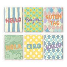 Afbeelding in Gallery-weergave laden, Mini Schilderen op Nummer 15x20cm (6 stuks) - Hallo Wereld 2