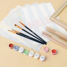 Afbeelding in Gallery-weergave laden, Mini Schilderen op Nummer 15x20cm (6 stuks) - Hallo Wereld 2