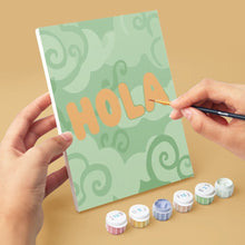 Afbeelding in Gallery-weergave laden, Mini Schilderen op Nummer 15x20cm (6 stuks) - Hallo Wereld 2