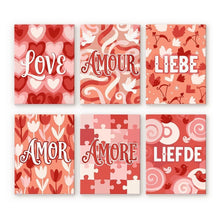 Afbeelding in Gallery-weergave laden, Mini Schilderen op Nummer 15x20cm (6 stuks) - Zoete Hartjes