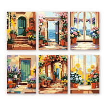 Afbeelding in Gallery-weergave laden, Mini Schilderen op Nummer 15x20cm (6 stuks) - Bloeiende Deuren