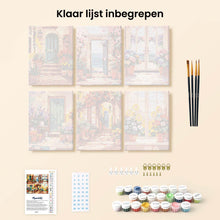 Afbeelding in Gallery-weergave laden, Mini Schilderen op Nummer 15x20cm (6 stuks) - Bloeiende Deuren