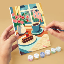 Afbeelding in Gallery-weergave laden, Mini Schilderen op Nummer 15x20cm (6 stuks) - Café Genot