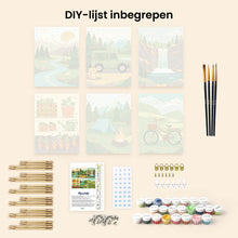 Afbeelding in Gallery-weergave laden, Mini Schilderen op Nummer 15x20cm (6 stuks) - Natuurlijke Ontsnapping