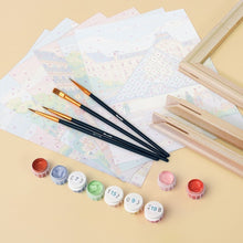 Afbeelding in Gallery-weergave laden, Mini Schilderen op Nummer 15x20cm (6 stuks) - Parijse Dromen