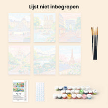 Afbeelding in Gallery-weergave laden, Mini Schilderen op Nummer 15x20cm (6 stuks) - Parijse Dromen