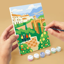 Afbeelding in Gallery-weergave laden, Mini Schilderen op Nummer 15x20cm (6 stuks) - Europese Bezienswaardigheden