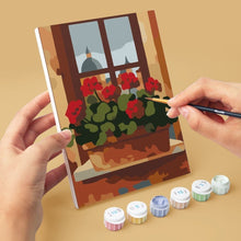 Afbeelding in Gallery-weergave laden, Mini Schilderen op Nummer 15x20cm (6 stuks) - Italiaans Platteland