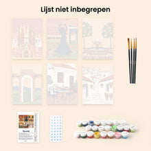 Afbeelding in Gallery-weergave laden, Mini Schilderen op Nummer 15x20cm (6 stuks) - Andalusische Dromen