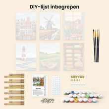 Afbeelding in Gallery-weergave laden, Mini Schilderen op Nummer 15x20cm (6 stuks) - Nederland in Bloei