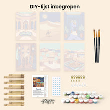 Afbeelding in Gallery-weergave laden, Mini Schilderen op Nummer 15x20cm (6 stuks) - Magisch Arabië