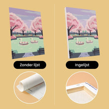 Afbeelding in Gallery-weergave laden, Mini Schilderen op Nummer 15x20cm (6 stuks) - Lente in Tokio