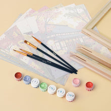 Afbeelding in Gallery-weergave laden, Mini Schilderen op Nummer 15x20cm (6 stuks) - Rustig Japan