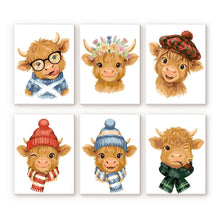Afbeelding in Gallery-weergave laden, Mini Schilderen op Nummer 15x20cm (6 stuks) - Kleine Moe Vrienden