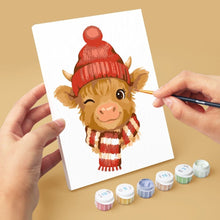 Afbeelding in Gallery-weergave laden, Mini Schilderen op Nummer 15x20cm (6 stuks) - Kleine Moe Vrienden