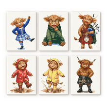 Afbeelding in Gallery-weergave laden, Mini Schilderen op Nummer 15x20cm (6 stuks) - Vrienden van de Schotse Boerderij