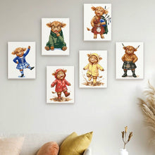 Afbeelding in Gallery-weergave laden, Mini Schilderen op Nummer 15x20cm (6 stuks) - Vrienden van de Schotse Boerderij