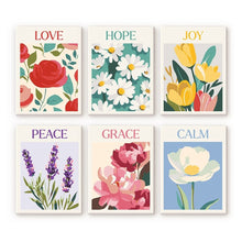 Afbeelding in Gallery-weergave laden, Mini Schilderen op Nummer 15x20cm (6 stuks) - Bloeiende Emoties 1