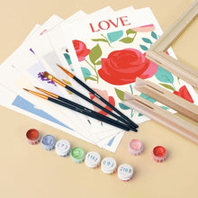 Afbeelding in Gallery-weergave laden, Mini Schilderen op Nummer 15x20cm (6 stuks) - Bloeiende Emoties 1