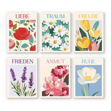 Afbeelding in Gallery-weergave laden, Mini Schilderen op Nummer 15x20cm (6 stuks) - Bloeiende Emoties 2