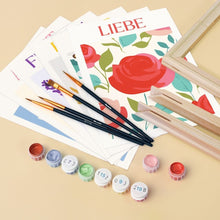 Afbeelding in Gallery-weergave laden, Mini Schilderen op Nummer 15x20cm (6 stuks) - Bloeiende Emoties 2