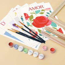 Afbeelding in Gallery-weergave laden, Mini Schilderen op Nummer 15x20cm (6 stuks) - Bloeiende Emoties 3