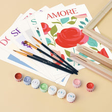 Afbeelding in Gallery-weergave laden, Mini Schilderen op Nummer 15x20cm (6 stuks) - Bloeiende Emoties 4