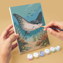 Afbeelding in Gallery-weergave laden, Mini Schilderen op Nummer 15x20cm (6 stuks) - Schatten van de Oceaan
