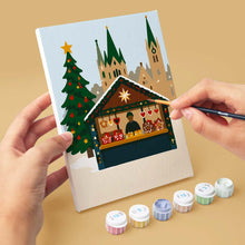 Afbeelding in Gallery-weergave laden, Mini Schilderen op Nummer 15x20cm (6 stuks) - Kerst in Europa