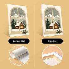 Afbeelding in Gallery-weergave laden, Mini Schilderen op Nummer 15x20cm (6 stuks) - Kerstvensters