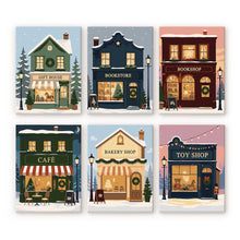 Afbeelding in Gallery-weergave laden, Mini Schilderen op Nummer 15x20cm (6 stuks) - Feestelijk Dorp