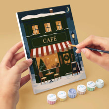 Afbeelding in Gallery-weergave laden, Mini Schilderen op Nummer 15x20cm (6 stuks) - Feestelijk Dorp