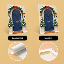 Afbeelding in Gallery-weergave laden, Mini Schilderen op Nummer 15x20cm (6 stuks) - Kerstvoordeuren