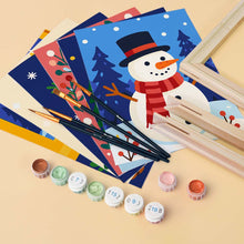 Afbeelding in Gallery-weergave laden, Mini Schilderen op Nummer 15x20cm (6 stuks) - Favorieten van de Feestelijke Winter