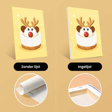 Afbeelding in Gallery-weergave laden, Mini Schilderen op Nummer 15x20cm (6 stuks) - Kerstcupcakes
