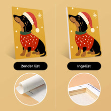 Afbeelding in Gallery-weergave laden, Mini Schilderen op Nummer 15x20cm (6 stuks) - Kerstpuppy's