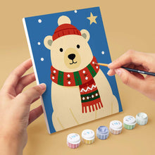 Afbeelding in Gallery-weergave laden, Mini Schilderen op Nummer 15x20cm (6 stuks) - Winterdieren