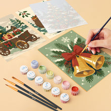 Afbeelding in Gallery-weergave laden, Mini Schilderen op Nummer 15x20cm (6 stuks) - Kerstverhalenboek
