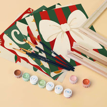 Afbeelding in Gallery-weergave laden, Mini Schilderen op Nummer 15x20cm (6 stuks) - Gezellige kerstsfeer