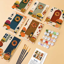 Afbeelding in Gallery-weergave laden, Mini Schilderen op Nummer 15x20cm (6 stuks) - Welkom herfst