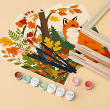 Afbeelding in Gallery-weergave laden, Mini Schilderen op Nummer 15x20cm (6 stuks) - Boswezentjes